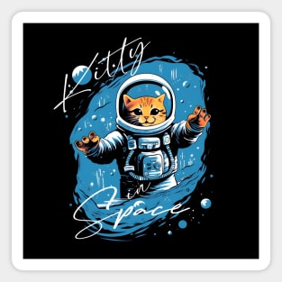 Kitty In Space Magnet